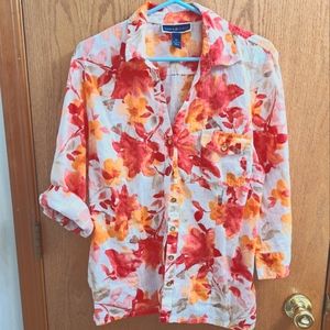Karen Scott long sleeve blouse